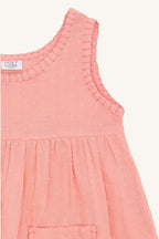 Hust & Claire HCKaroline Dobby besticktes Sommerkleid aus Musseline noch in wenigen Größen jetzt reduziert!