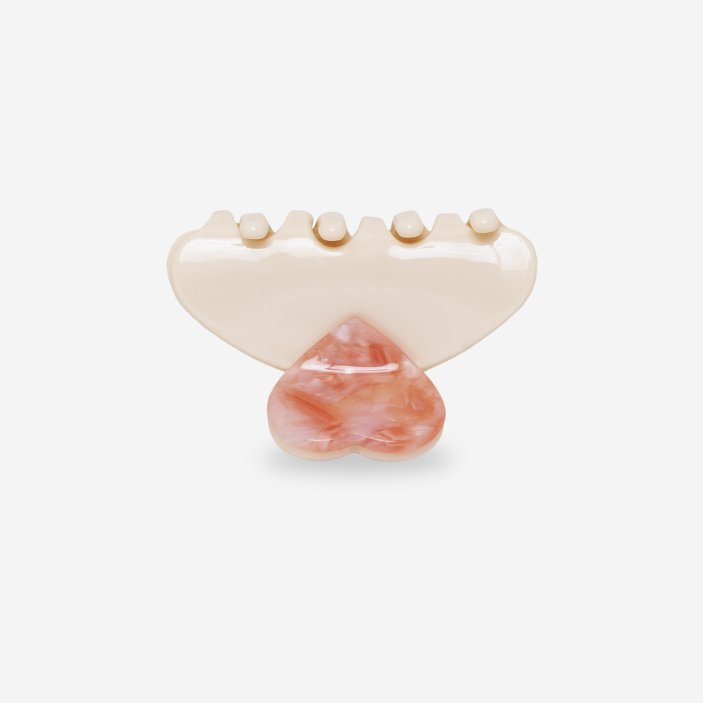 Haarklammer - Luv Blush - Herzmotiv Haarklammer