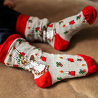 Socken, 2er-Pack: Pettson und Findus – Weihnachten: 22-24