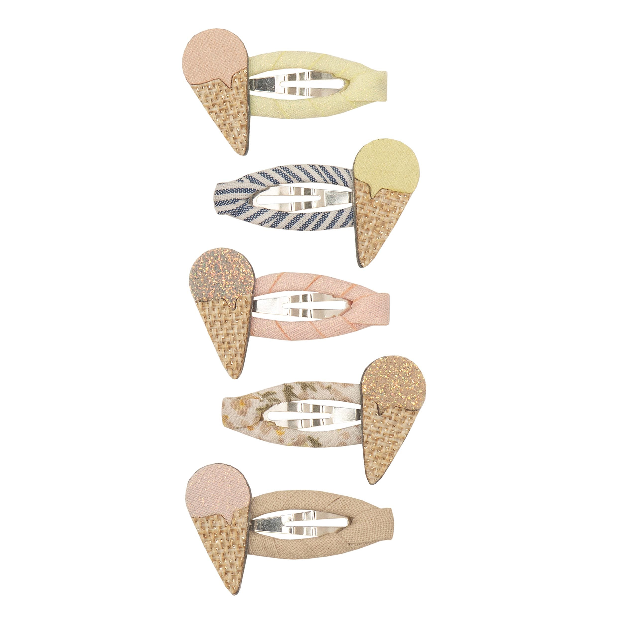 Mimi und Lula Eiscreme Haarspängchen High Summer Ice Cream Clic Clacs 5er Set