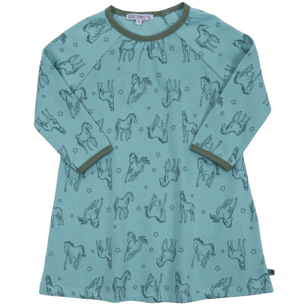 ENFANT TERRIBLE - Sweatkleid Pferdedruck noch in Gr. 86/92 reduziert