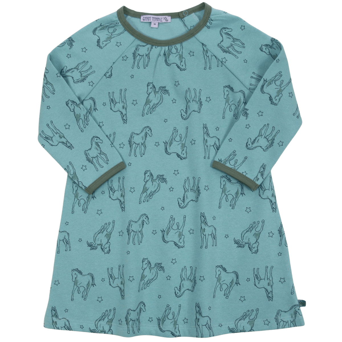 ENFANT TERRIBLE - Sweatkleid Pferdedruck noch in Gr. 86/92 reduziert