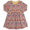 ENFANT TERRIBLE - Sweatkleid mit Blumendruck in curry  reduziert!