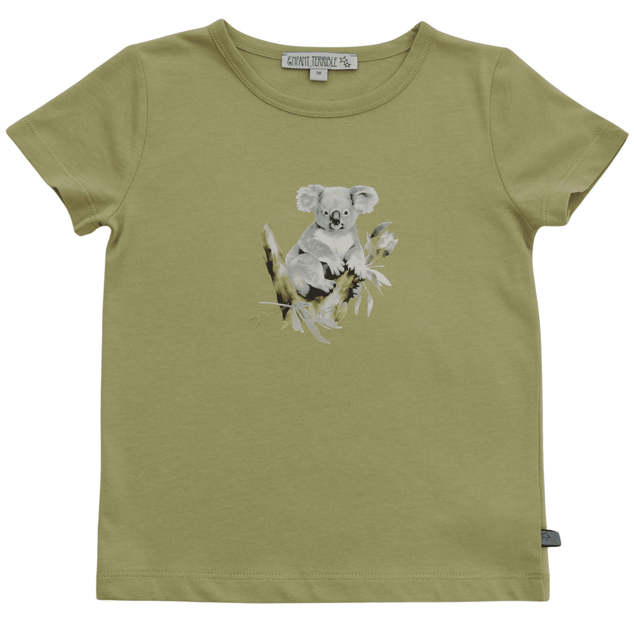 ENFANT TERRIBLE - Biobaumwolle Shirt mit Koala Druck in pale-green