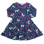 ENFANT TERRIBLE - Drehkleid Pferdedruck in dark cobalt-berry