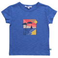 ENFANT TERRIBLE - Shirt mit Stranddruck in sky blue noch in Gr. 122/128 reduziert!