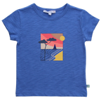 ENFANT TERRIBLE - Shirt mit Stranddruck in sky blue noch in Gr. 122/128 reduziert!