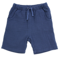 ENFANT TERRIBLE - Musselin Shorts mit Taschen in navy