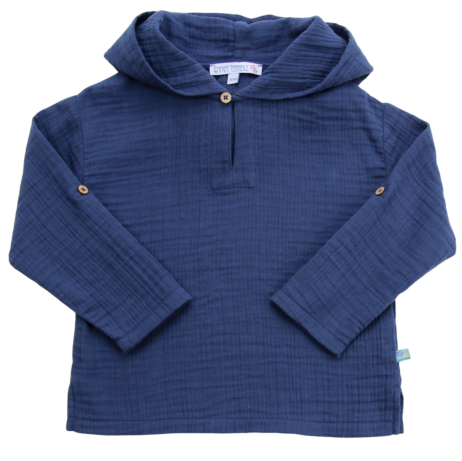 ENFANT TERRIBLE - Musselin Hoodie in navy