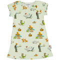 Kleid mit Pettersson und Findus Motiv in Farbe light green