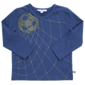 ENFANT TERRIBLE  Shirt mit Bouclé Fußballstickerei in midnight