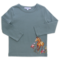 ENFANT TERRIBLE   Shirt mit Pferdedruck in pistachio