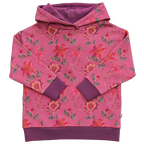 ENFANT TERRIBLE  Hoodie mit Blumendruck in light aubergine-burnt red