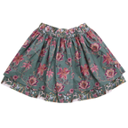 ENFANT TERRIBLE Wenderock Blumen-und Pferdedruck in pistachio-moss