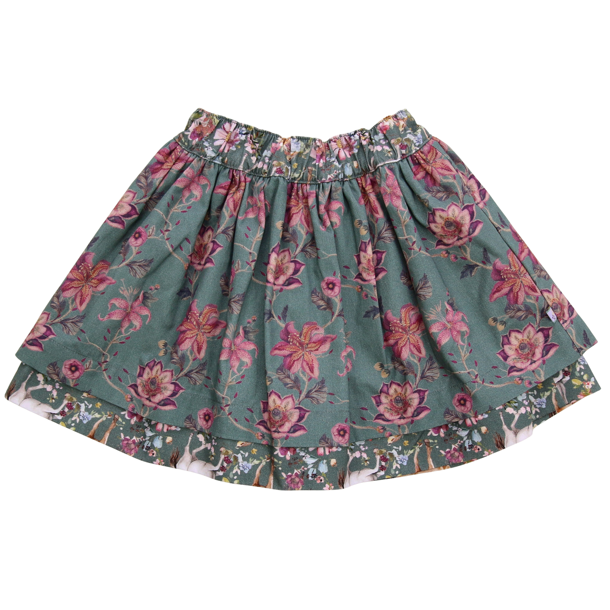 ENFANT TERRIBLE Wenderock Blumen-und Pferdedruck in pistachio-moss