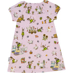 Kleid Pettersson und Findus Farbe flieder in Gr. 86/92 und Gr. 98/104 vorrätig reduziert!