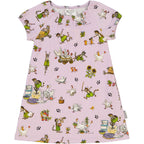 Kleid Pettersson und Findus Farbe flieder in Gr. 86/92 und Gr. 98/104 vorrätig reduziert!