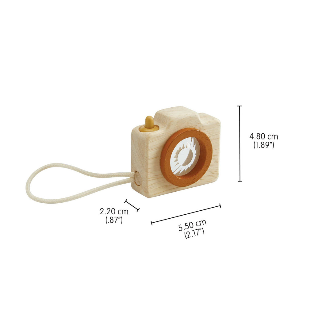 PlanToys- Kamera Mini Ab 3 Jahre 100% Gummibaumholz