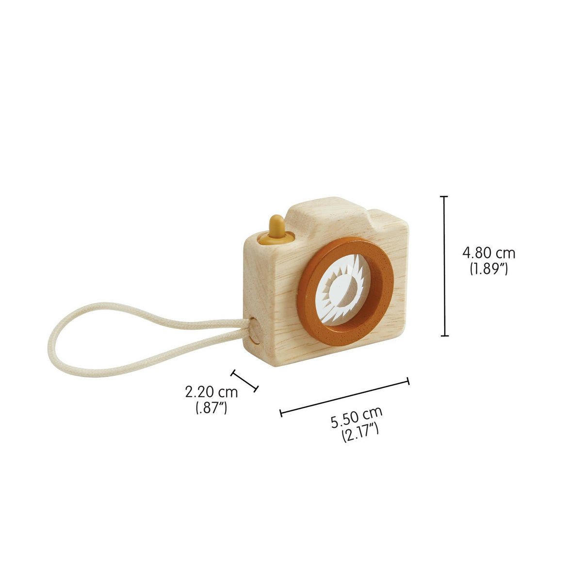 PlanToys- Kamera Mini Ab 3 Jahre 100% Gummibaumholz