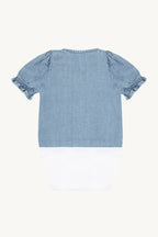 Hust & Claire HCBea Denim Body mit Jeansbluse