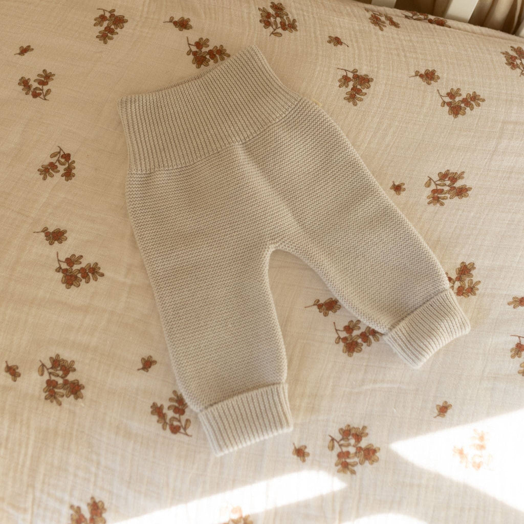 Hose "Frido" in creme: Größe 0-1 Jahr