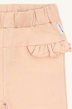 Hust & Claire HCGenny Bio Babyhose mit Rüschendetails Farbe rugby tan