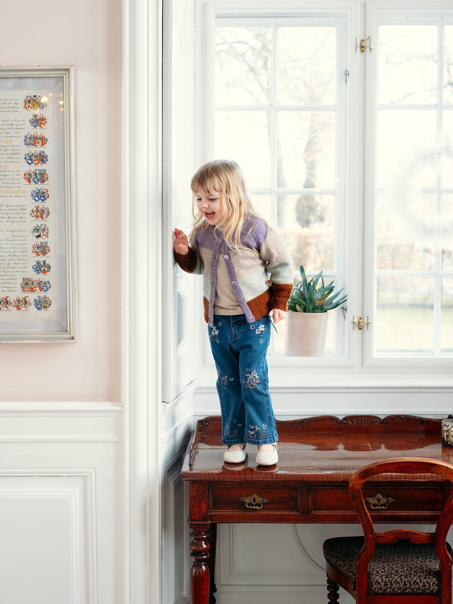 Hust & Claire HC Joanna Trousers - bestickte Jeans reduziert