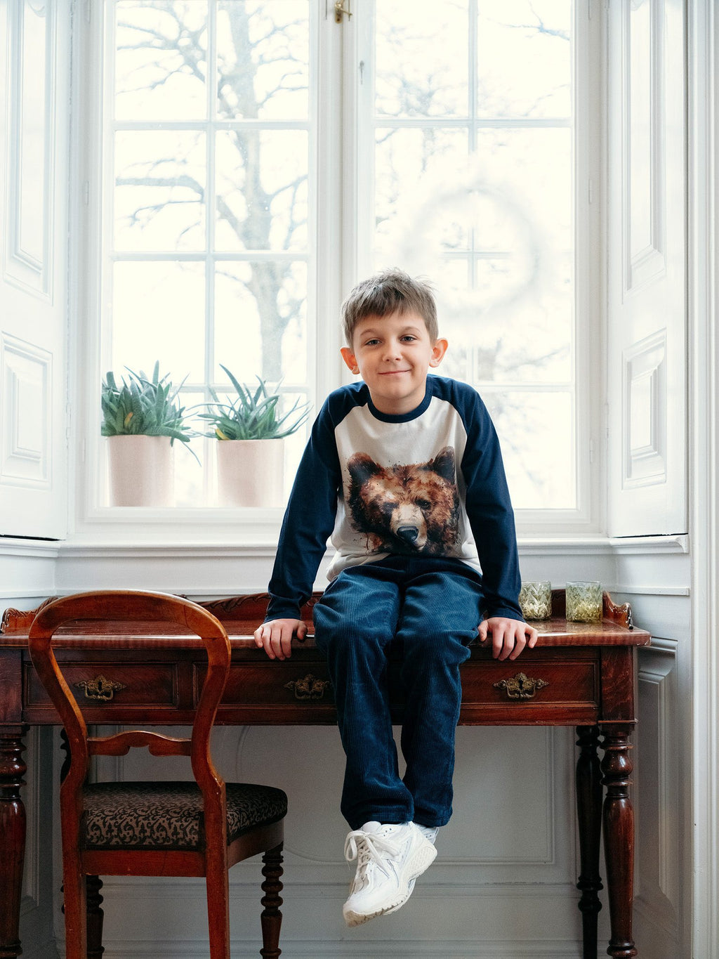 Hust & Claire HC Treovor Trousers aus Cord in navy blue  noch in  Gr. 116 vorrätig !