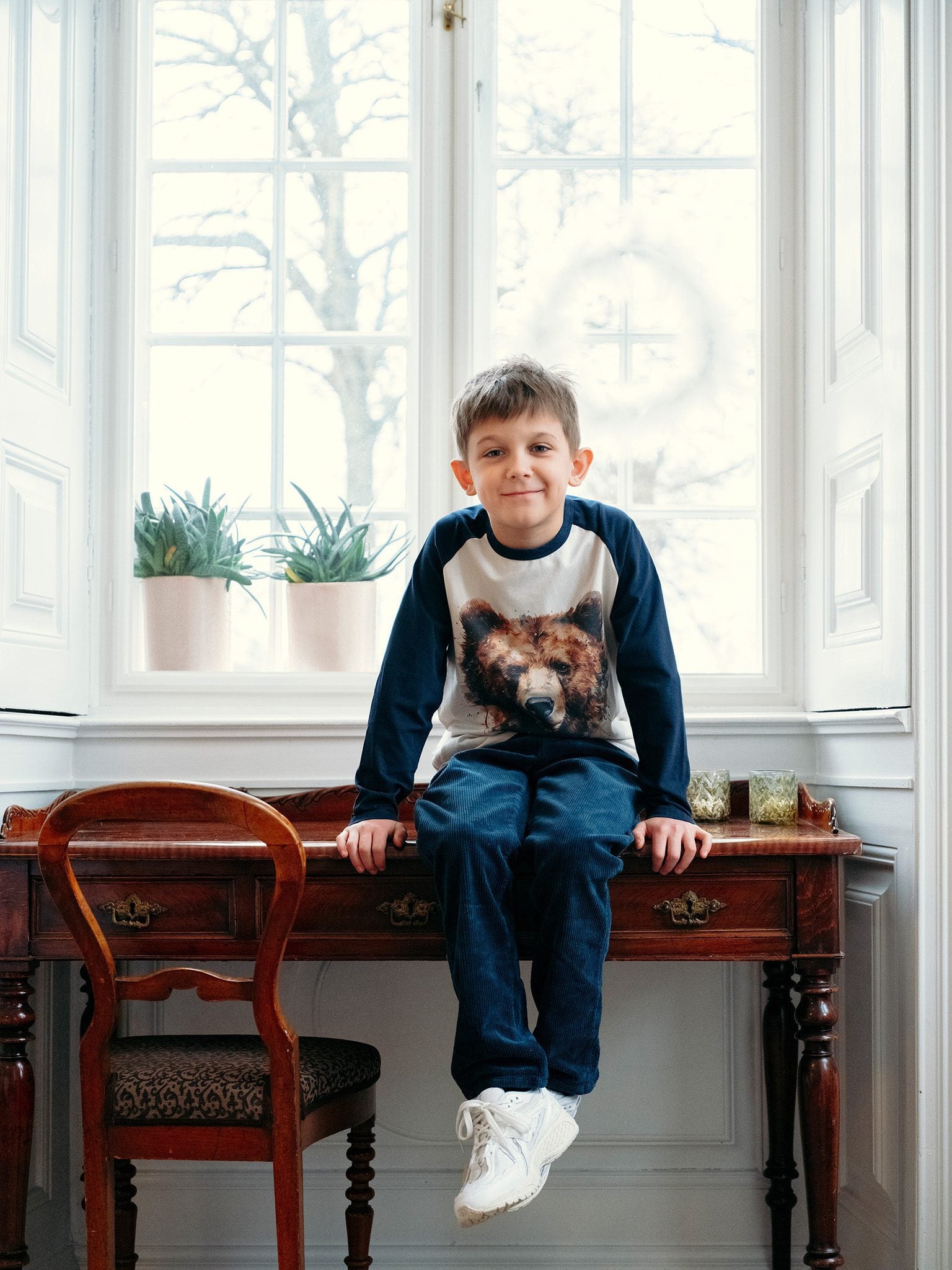 Hust & Claire HC Treovor Trousers aus Cord in navy blue  noch in  Gr. 116 vorrätig !