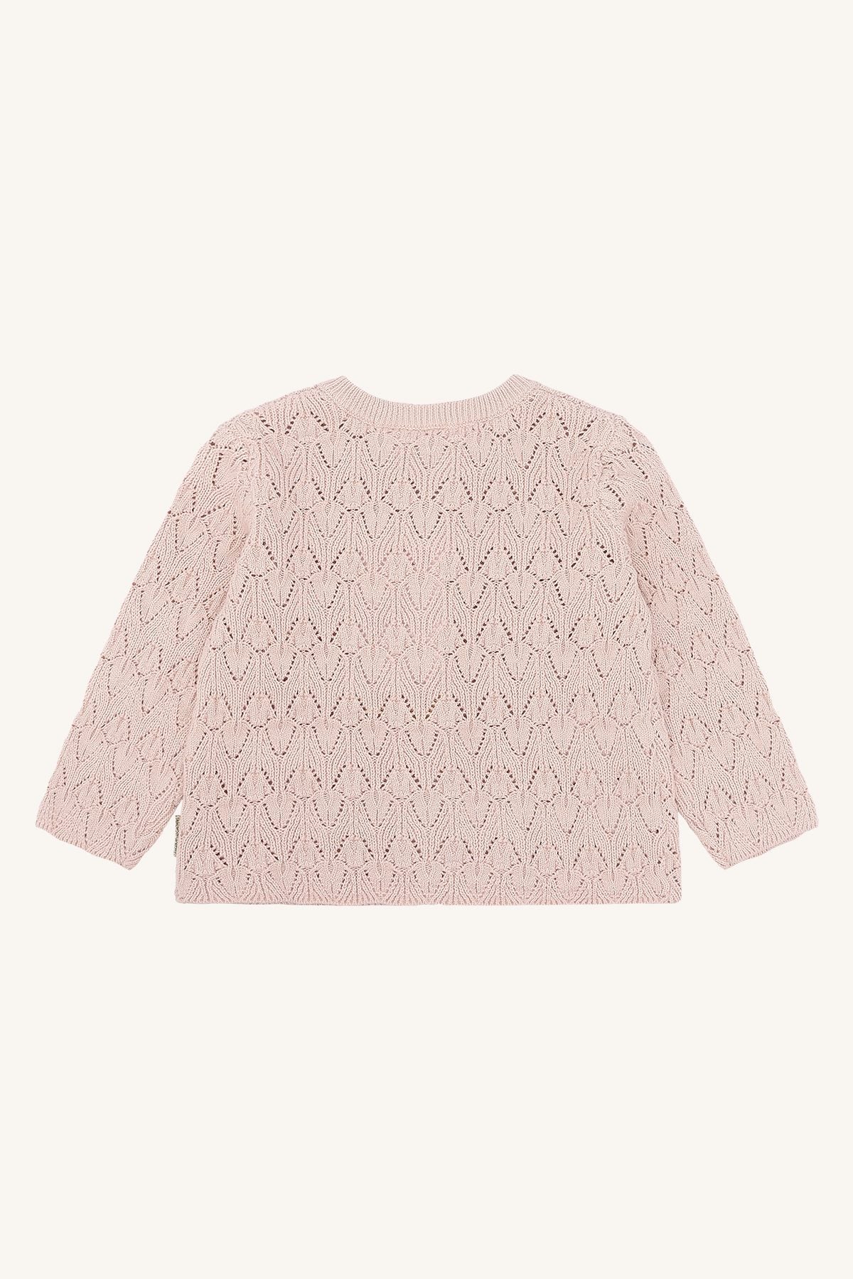 Hust & Claire HCCilja Strick Cardigan Pointelle peach dust