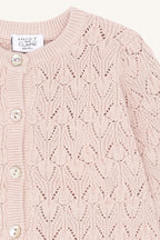 Hust & Claire HCCilja Strick Cardigan Pointelle peach dust