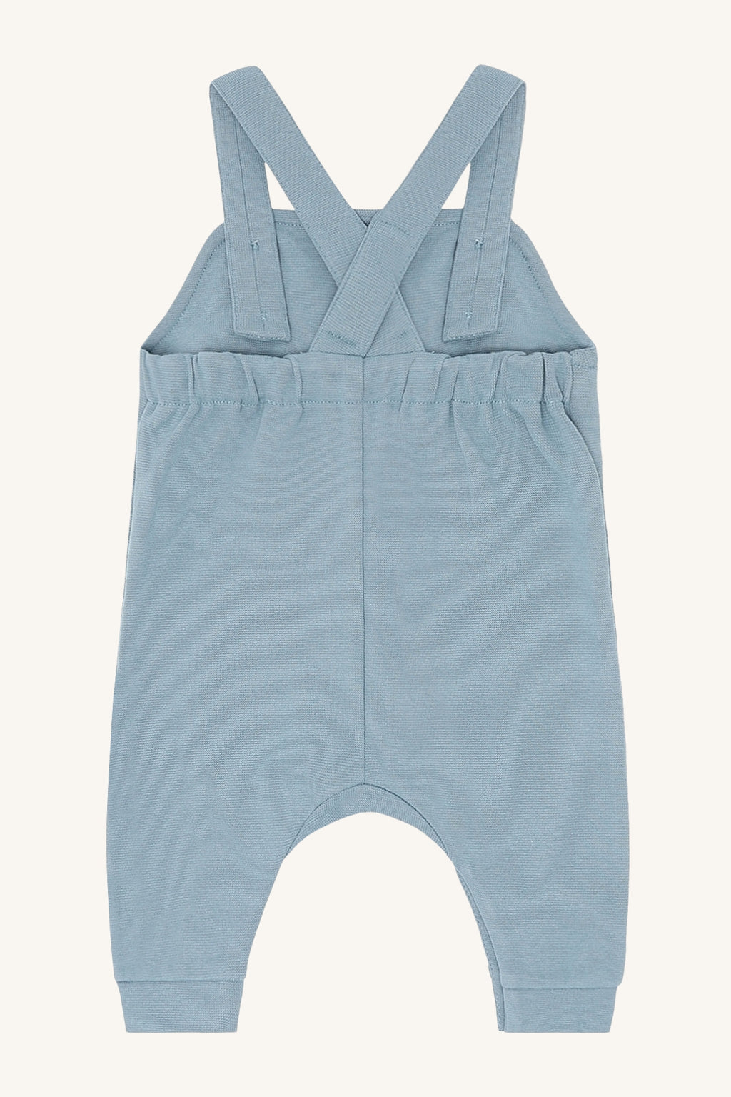 Hust & Claire Suit HC Mikie Loop Trägerhose mit Traktormotiv light blue