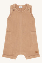 Hust & Claire Suit HC Mik Muslin- Overall  Musseline Farbe warm sand noch in Gr. 68 und Gr. 74 !