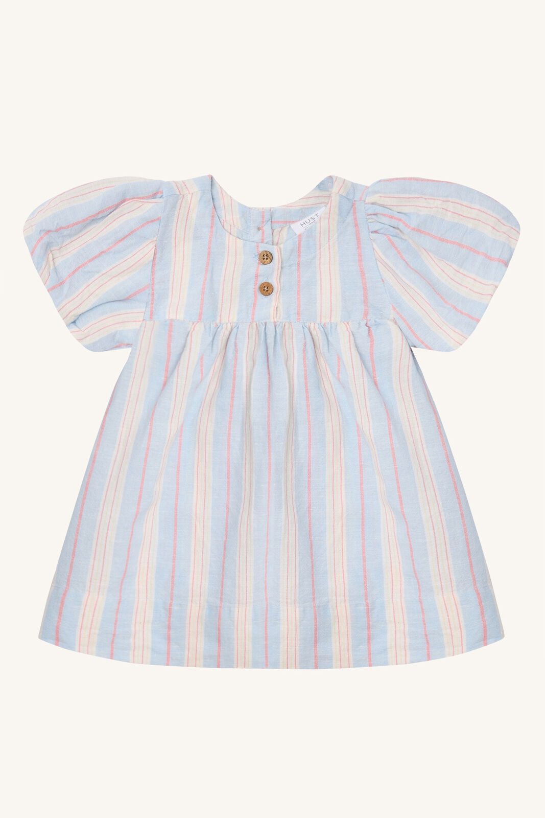 Hust & Claire HC Kally Baby Kleid gestreift Baumwolle Leinen Mix