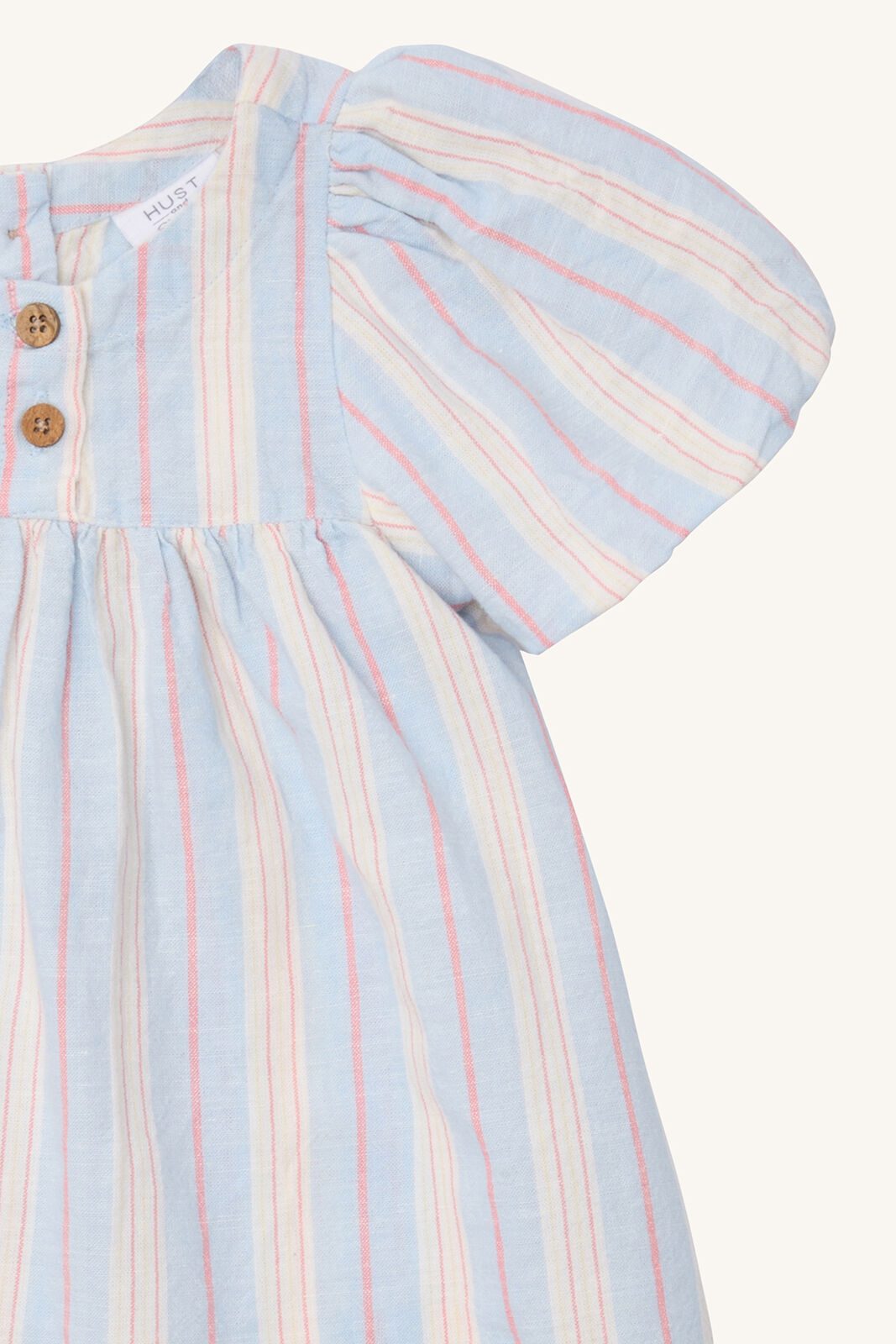 Hust & Claire HC Kally Baby Kleid gestreift Baumwolle Leinen Mix