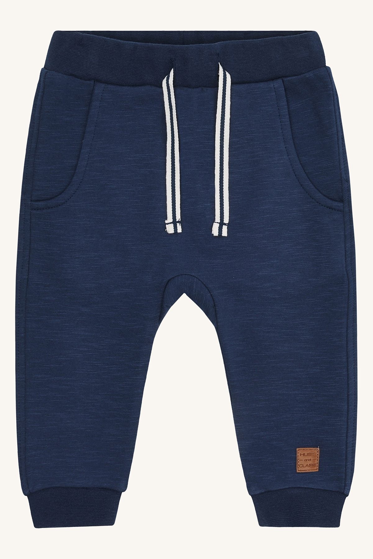 Hust & Claire Georgey solid Farbe more navy- Jogginghose