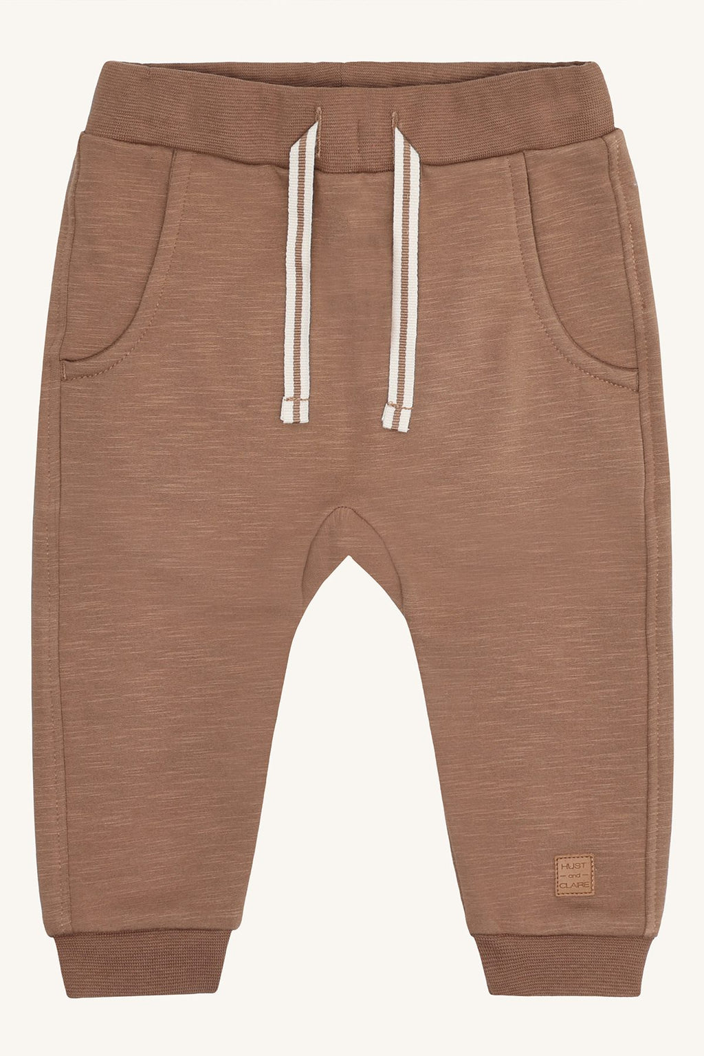 Hust & Claire Georgey solid Farbe coca mocha- Jogginghose