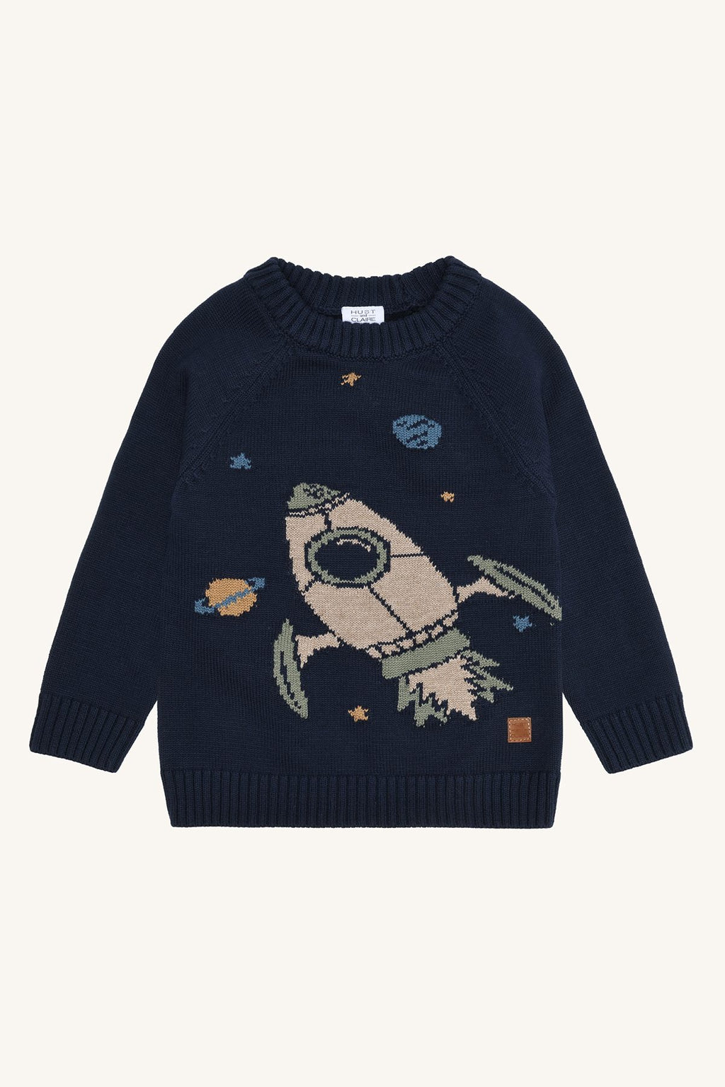 Hust & Claire HC Knit Rocket Strickpullover mit Rakete