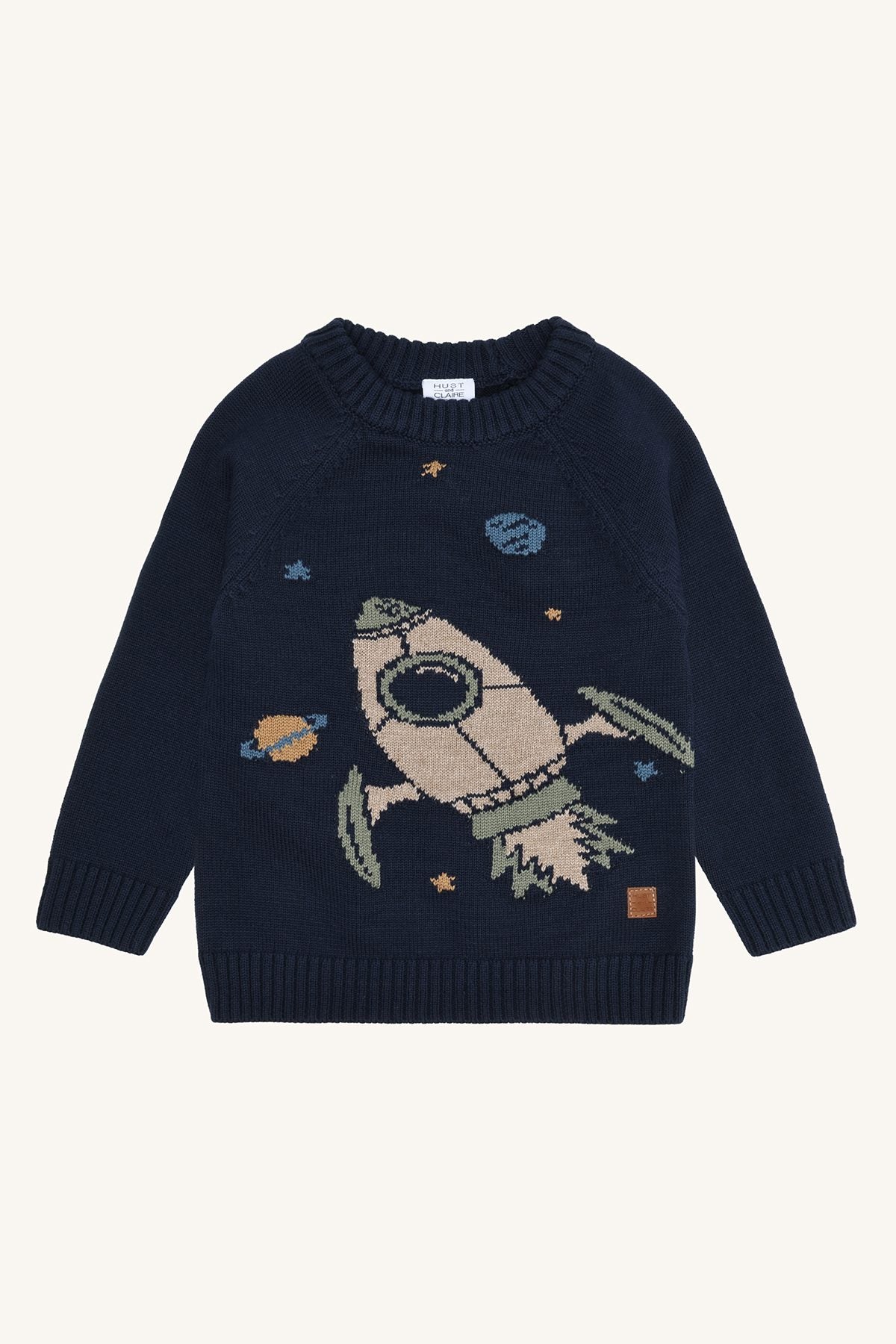Hust & Claire HC Knit Rocket Strickpullover mit Rakete