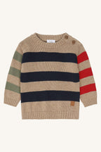 Hust & Claire Strickpullover Knit Colorblock Stripes