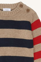 Hust & Claire Strickpullover Knit Colorblock Stripes