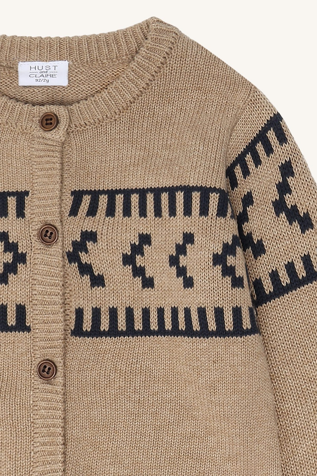 Hust & Claire Strickjacke - Knit Jacquard Cardigan