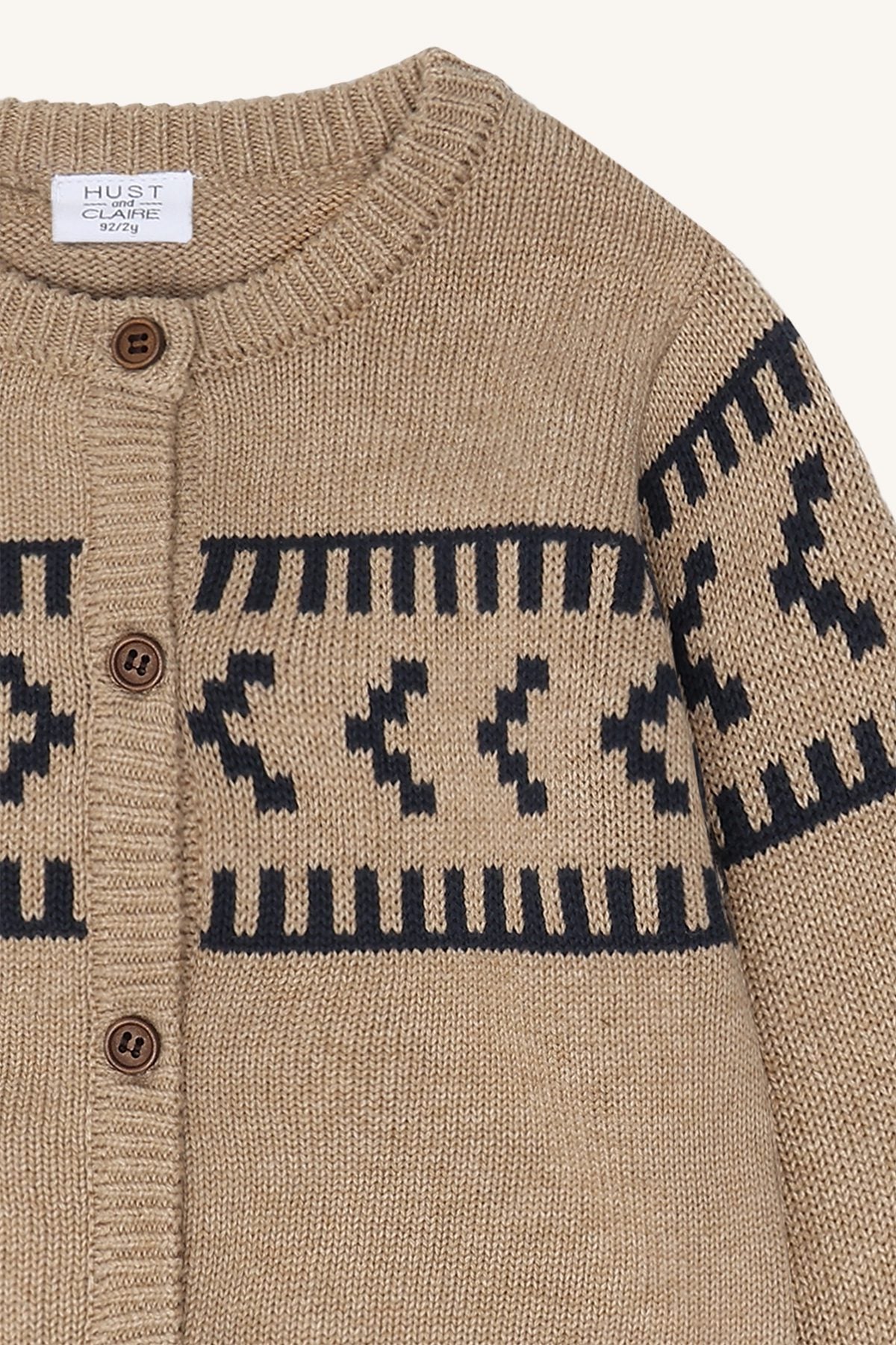 Hust & Claire Strickjacke - Knit Jacquard Cardigan