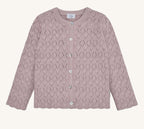 Hust & Claire Ajourstrickjacke HC Cilija Pointelle Adobe rose