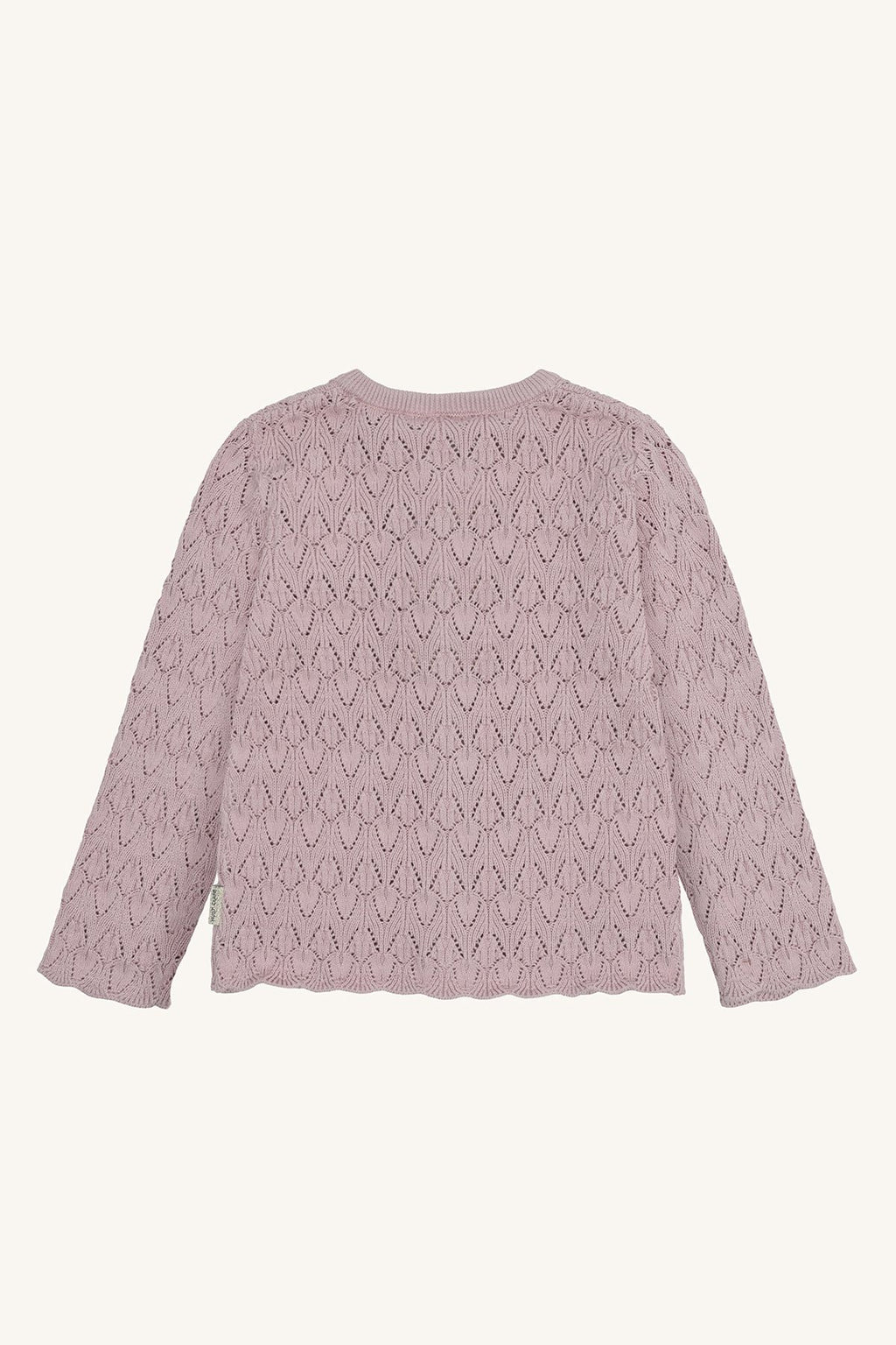 Hust & Claire Ajourstrickjacke HC Cilija Pointelle Adobe rose