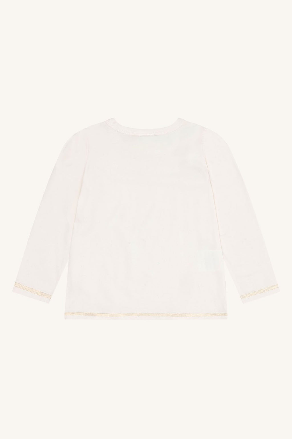 Hust & Claire HC Alma Langarmshirt mit Steckenpferd-Stickerei Farbe creme