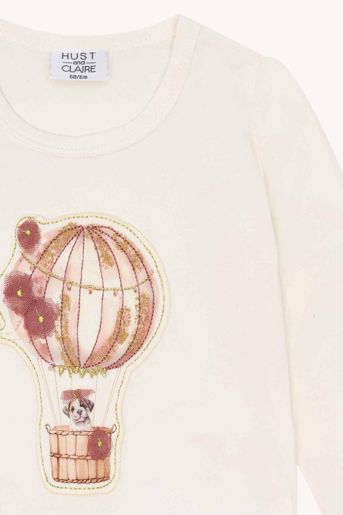 Hust & Claire HCAnna Little Heart Shirt mit Heißluftballon Applikation