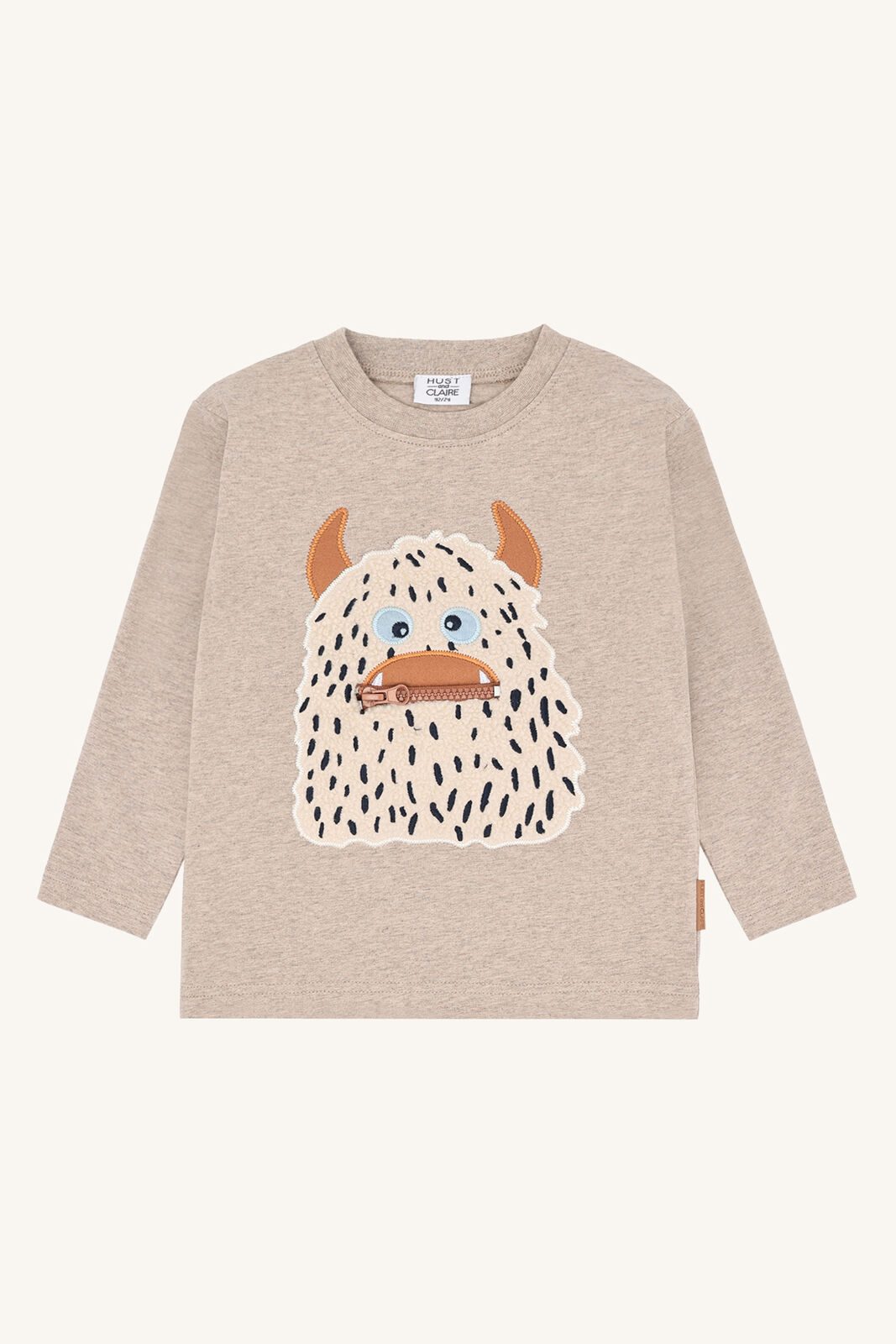 Hust & Claire HCAnton Snowmonster Langarmpullover mit lustigem Schneemonster Motiv