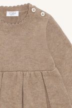 Hust & Claire HCKlara flower Babybodykleid aus Strick mit Stickerei und schönen Details