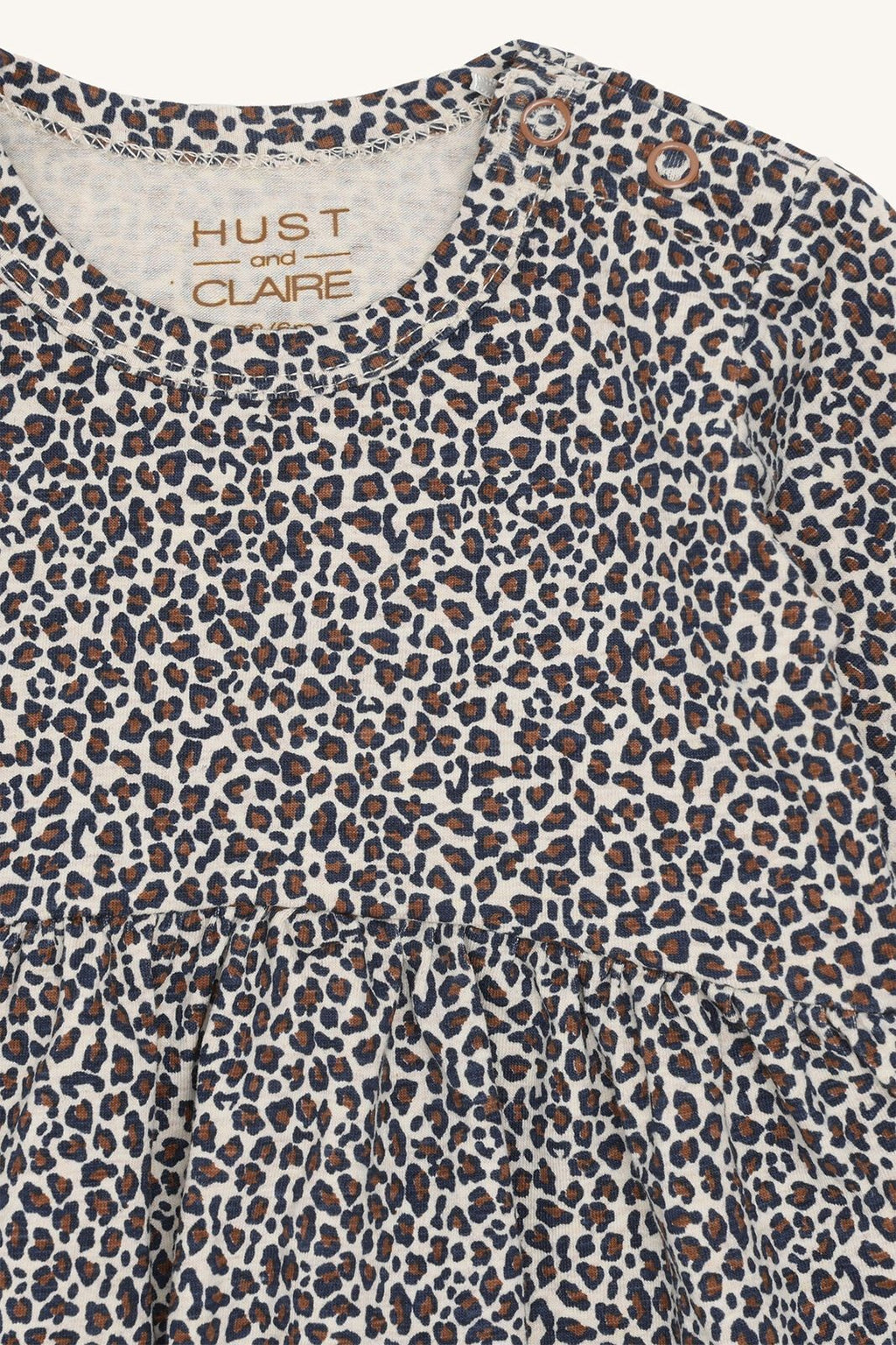 Hust & Claire HCBri Baby Leo Babykleid mit Mini Leoprint